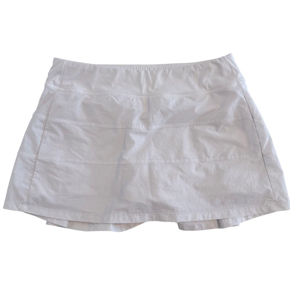 Lululemon Pleated Back Skort Size 8 White